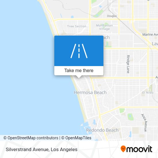 Silverstrand Avenue map