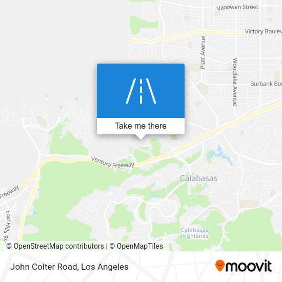 John Colter Road map