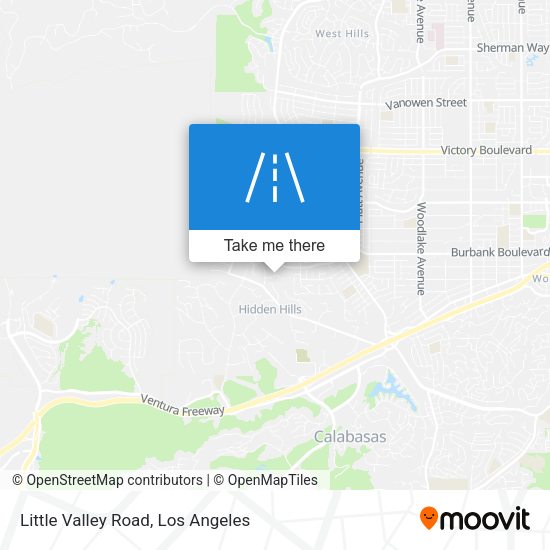 Mapa de Little Valley Road