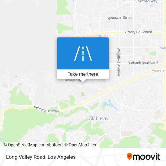 Long Valley Road map