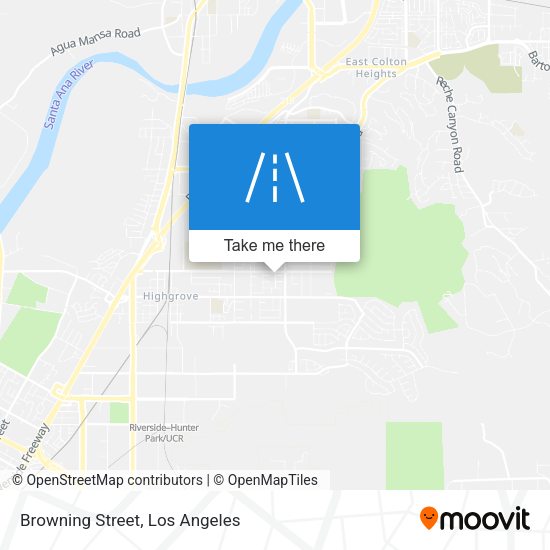 Mapa de Browning Street