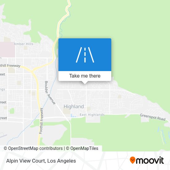 Mapa de Alpin View Court