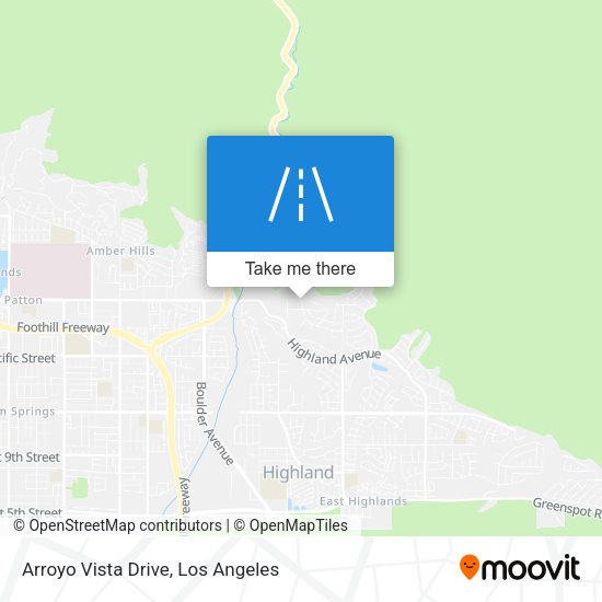 Mapa de Arroyo Vista Drive