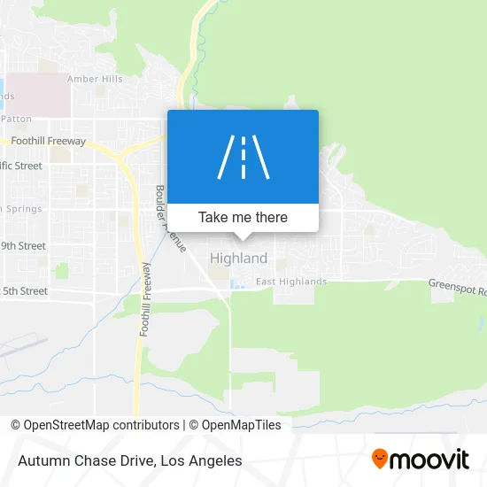 Autumn Chase Drive map