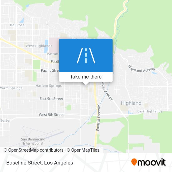 Baseline Street map