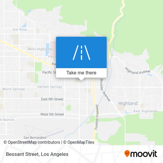 Mapa de Bessant Street