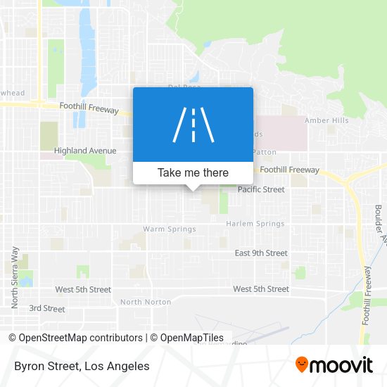 Mapa de Byron Street