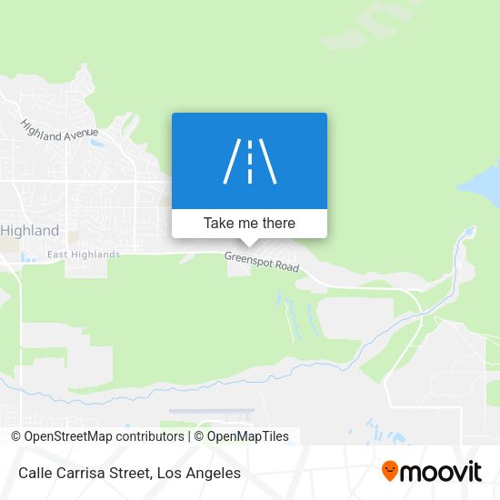 Calle Carrisa Street map