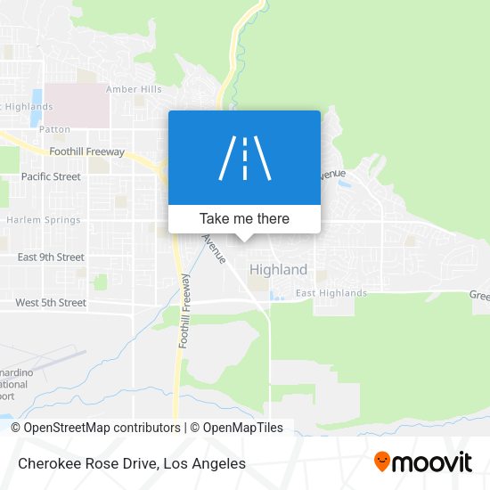 Mapa de Cherokee Rose Drive