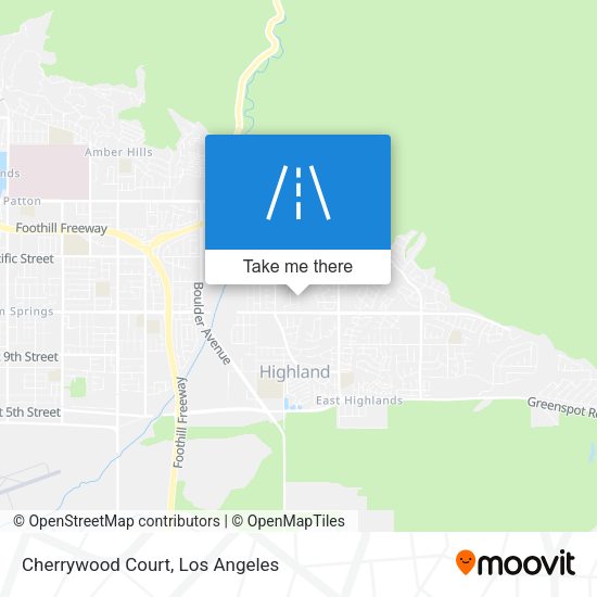 Cherrywood Court map