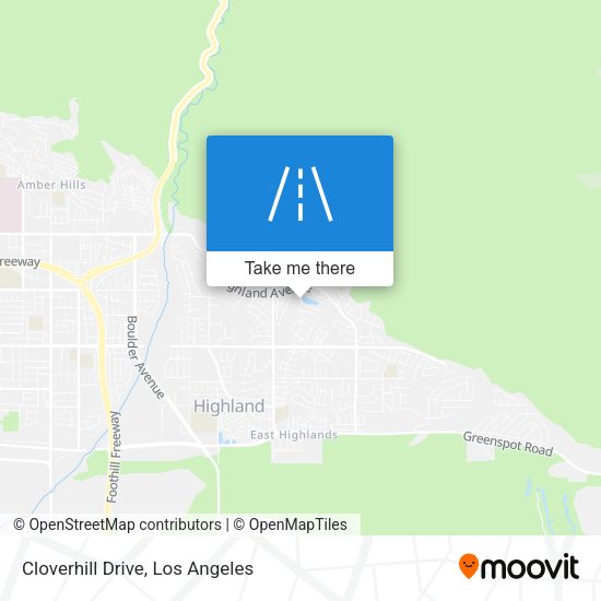 Cloverhill Drive map