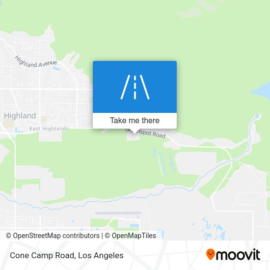 Mapa de Cone Camp Road