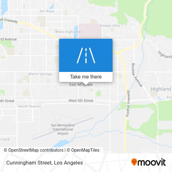 Cunningham Street map