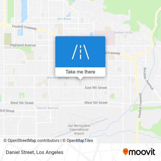 Mapa de Daniel Street