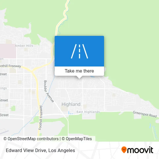 Edward View Drive map