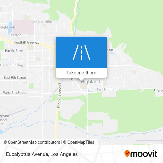 Eucalyptus Avenue map