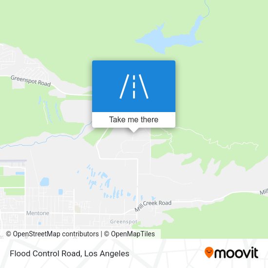 Mapa de Flood Control Road