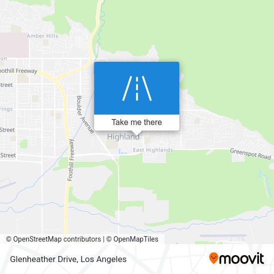 Glenheather Drive map