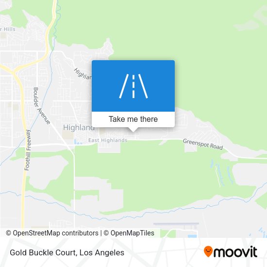 Mapa de Gold Buckle Court