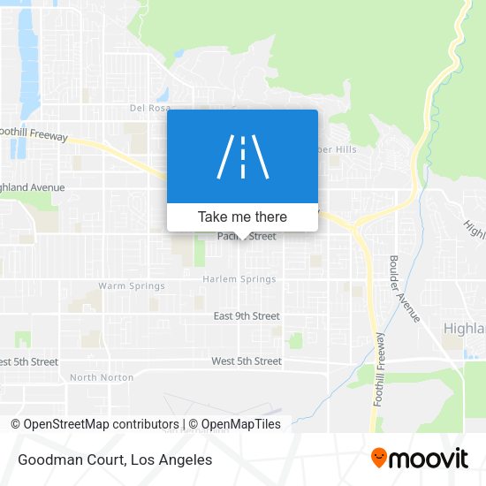 Mapa de Goodman Court