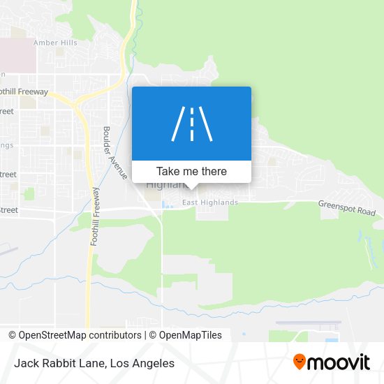 Mapa de Jack Rabbit Lane