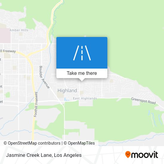 Jasmine Creek Lane map
