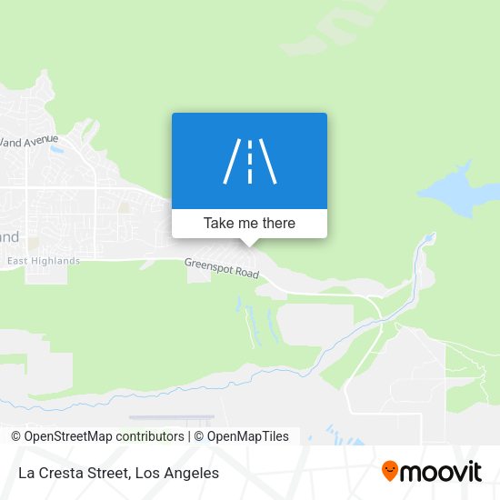 La Cresta Street map
