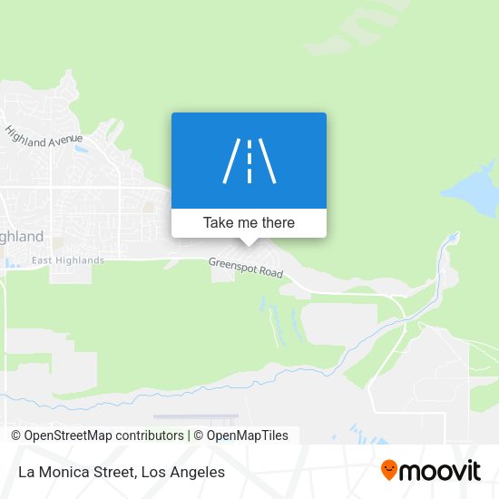 Mapa de La Monica Street