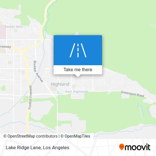 Mapa de Lake Ridge Lane
