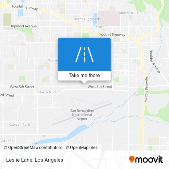 Mapa de Leslie Lane