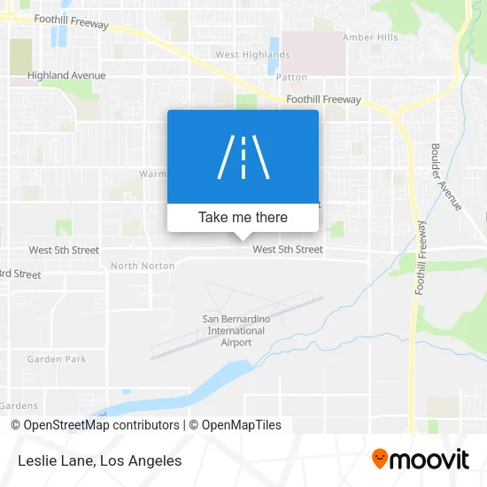 Mapa de Leslie Lane
