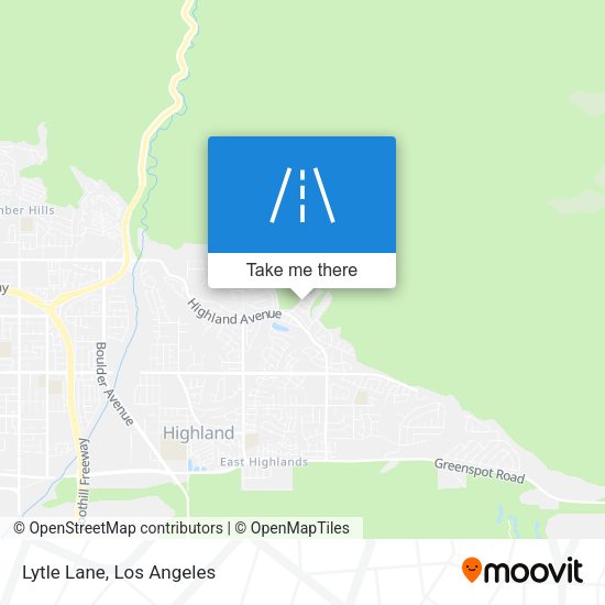 Mapa de Lytle Lane