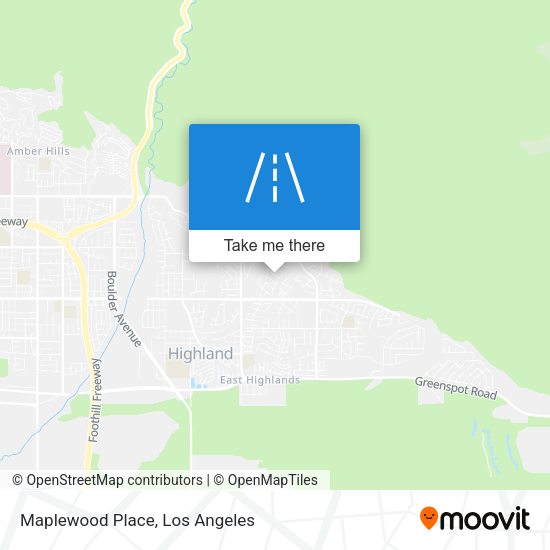 Maplewood Place map