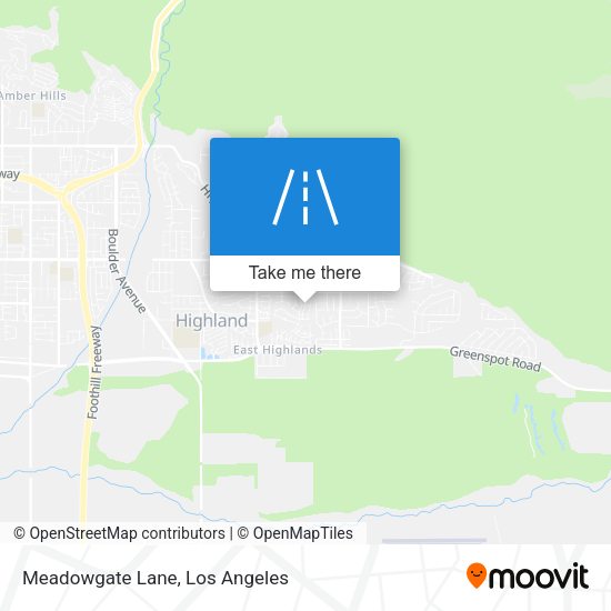 Mapa de Meadowgate Lane