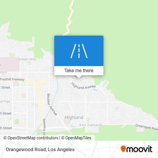 Orangewood Road map