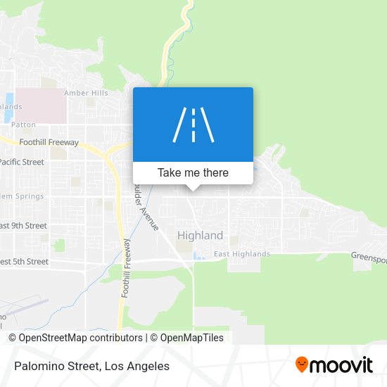 Mapa de Palomino Street