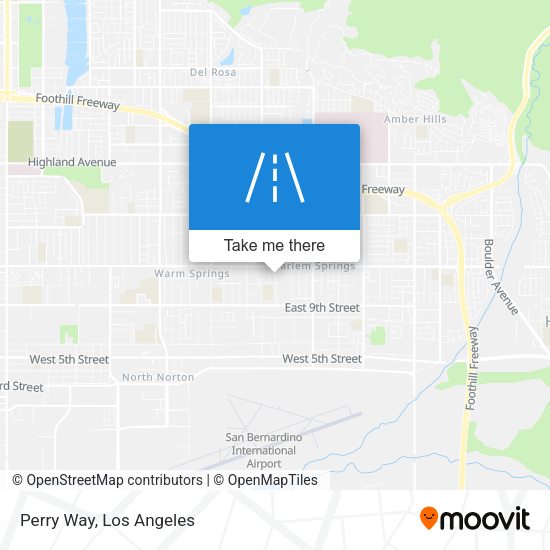 Mapa de Perry Way