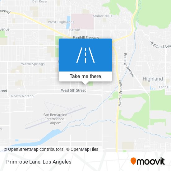 Mapa de Primrose Lane