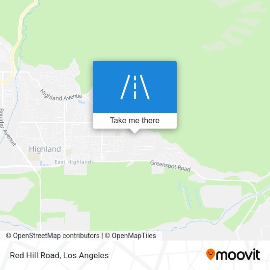 Mapa de Red Hill Road
