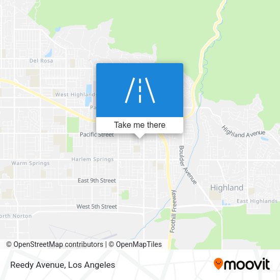 Mapa de Reedy Avenue