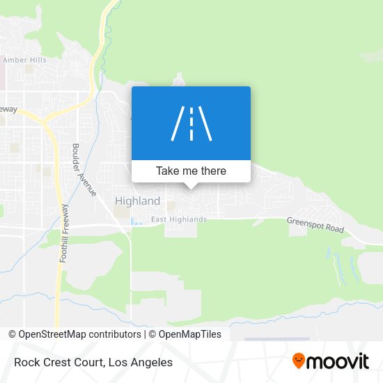 Mapa de Rock Crest Court