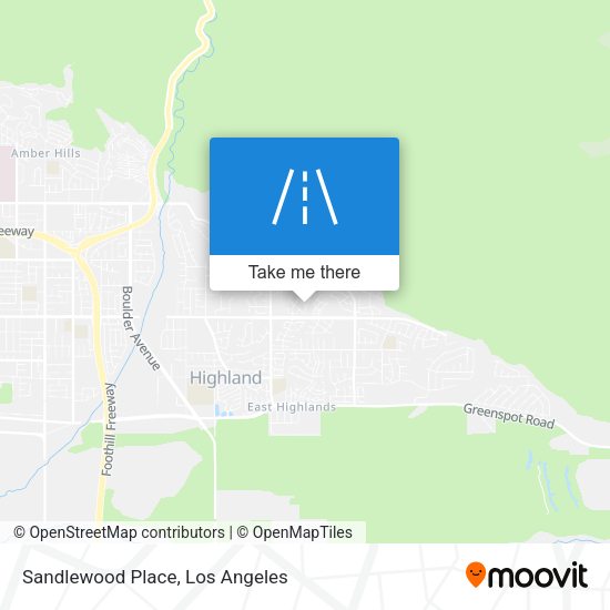 Mapa de Sandlewood Place