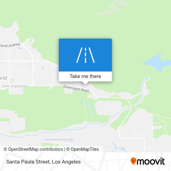 Santa Paula Street map