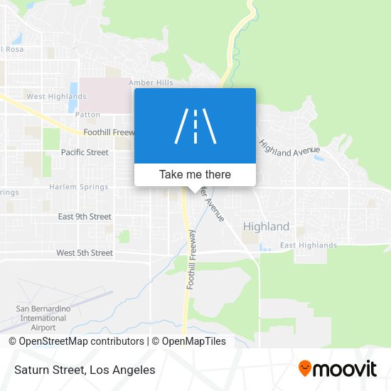 Mapa de Saturn Street