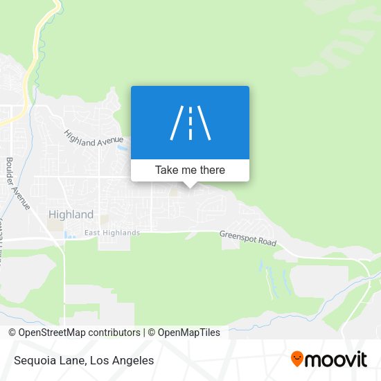 Mapa de Sequoia Lane
