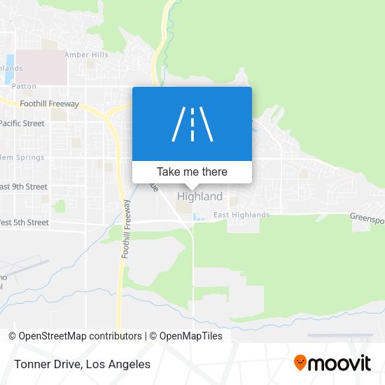 Mapa de Tonner Drive