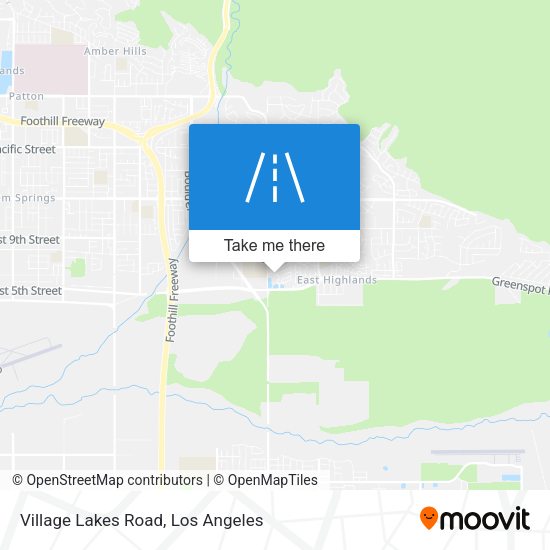 Village Lakes Road map