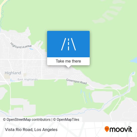 Mapa de Vista Rio Road