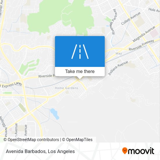 Avenida Barbados map