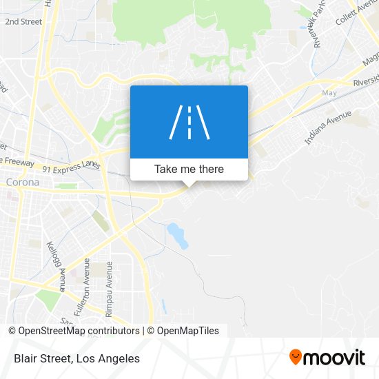 Mapa de Blair Street